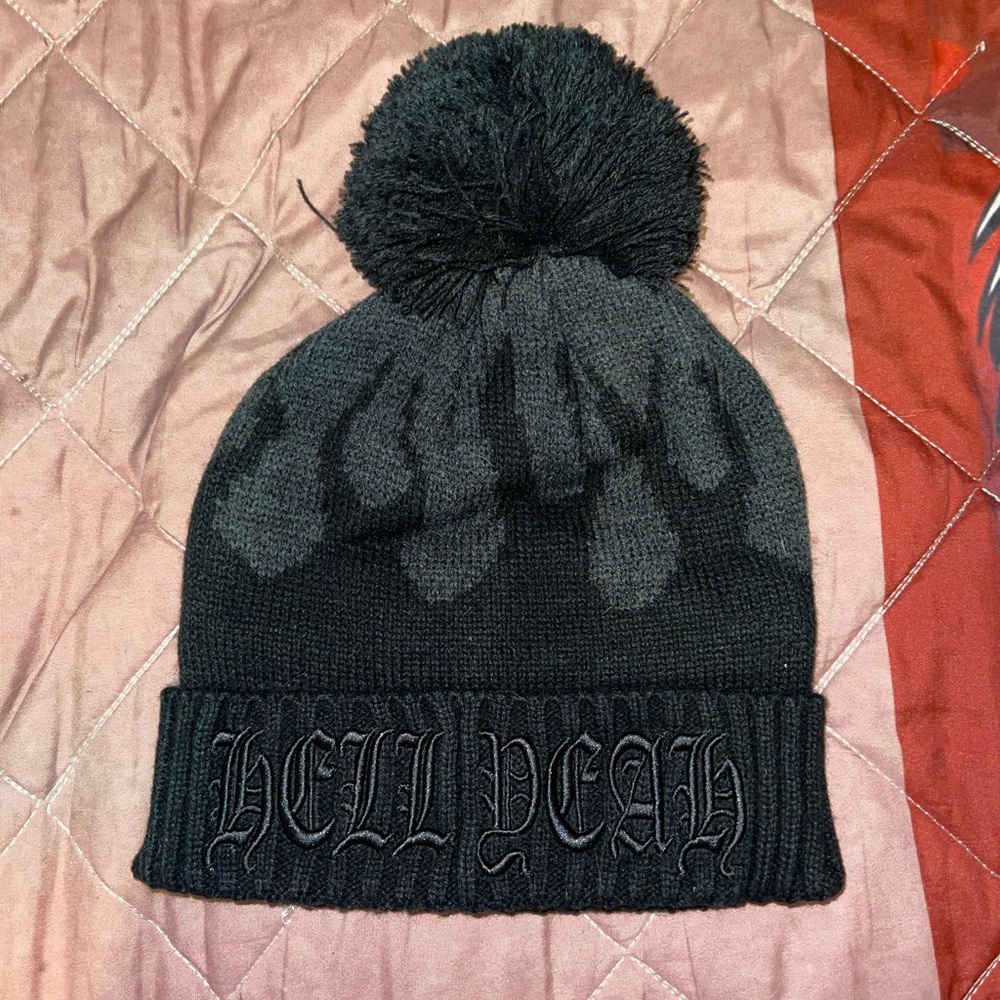 Killstar Black Souls Bobble Hat - Beanie